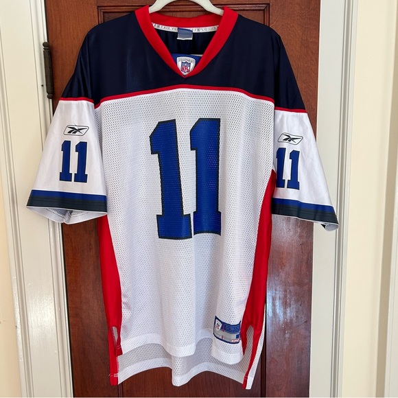 BUFFALO BILLS REEBOK Men's DREW BLEDSOE #11 Fan JERSEY, size L - Picture 2 of 5